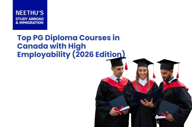 Indian students attending PG diploma courses in Canada focused on high employability and career growth.