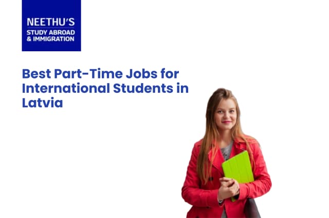 International student working part-time in Latvia while managing university studies and gaining work experience