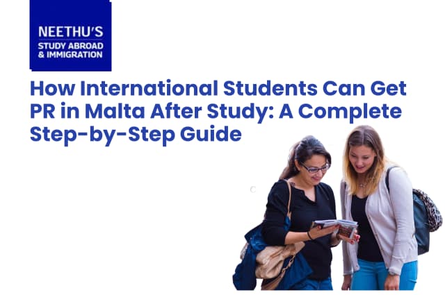 International student applying for PR in Malta after graduation with work permit and residency documents