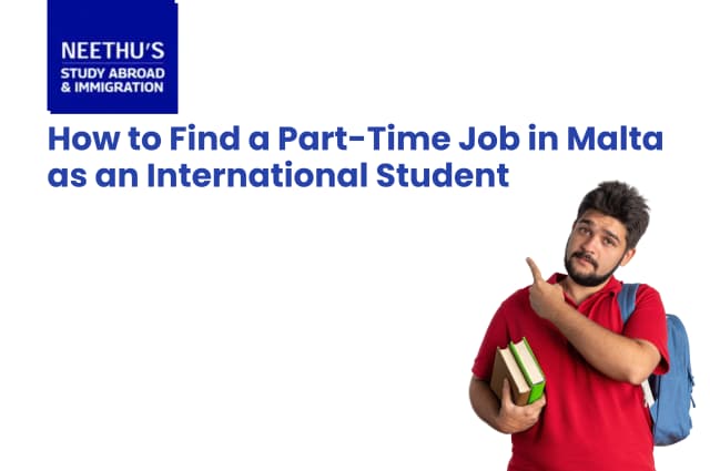 International students working part-time in a café in Malta while pursuing higher education.