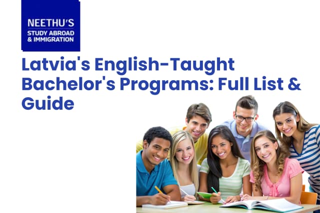 International students exploring English-taught bachelor programs in Latvia