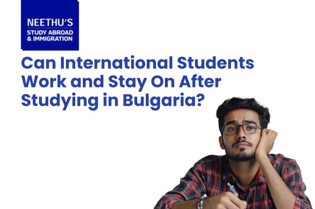 International student exploring post-study work opportunities in Bulgaria
