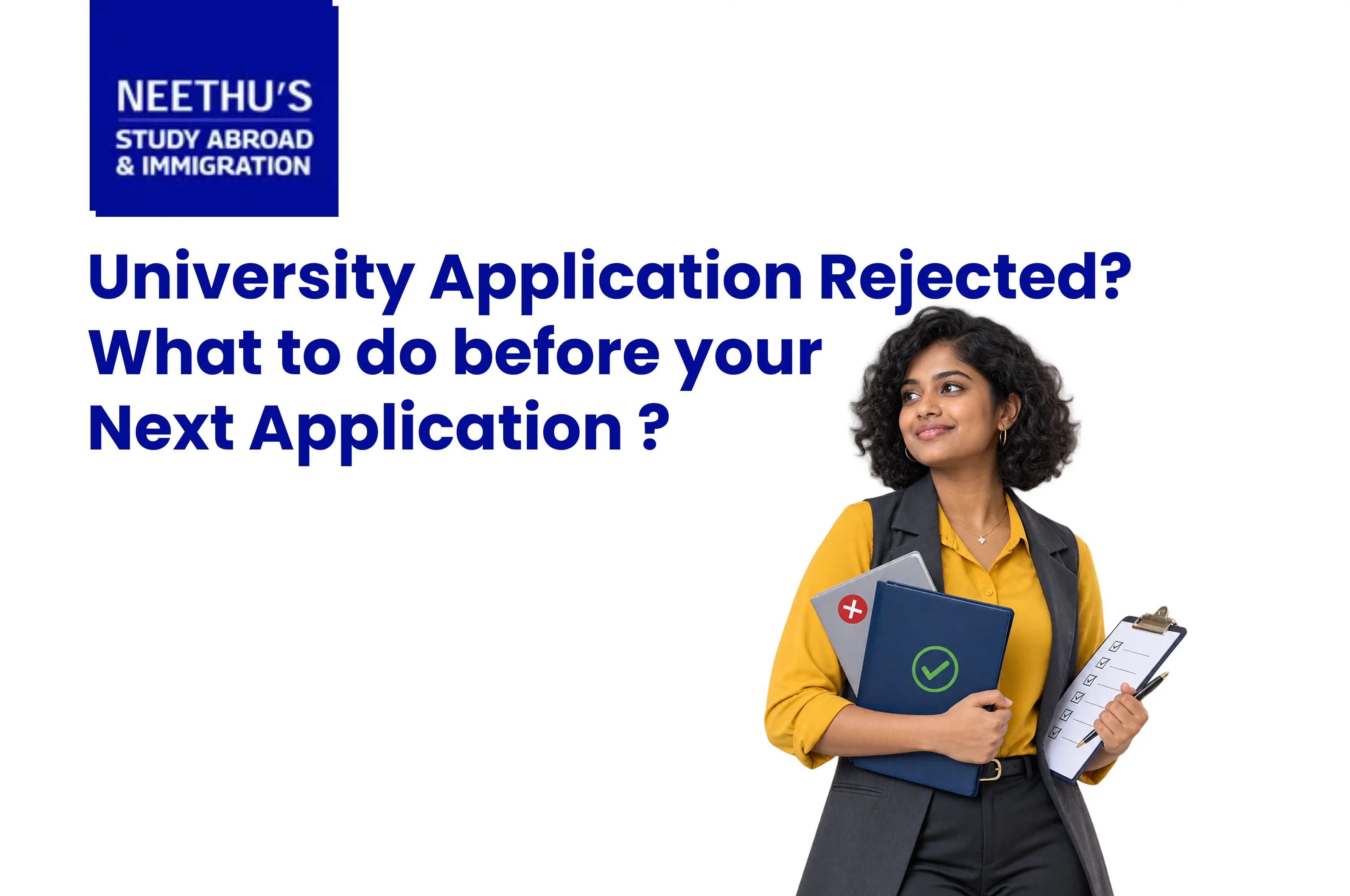 University Application Rejected