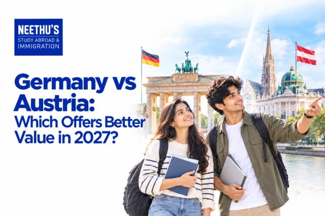 Germany vs Austria comparison for international students planning to study abroad in 2027