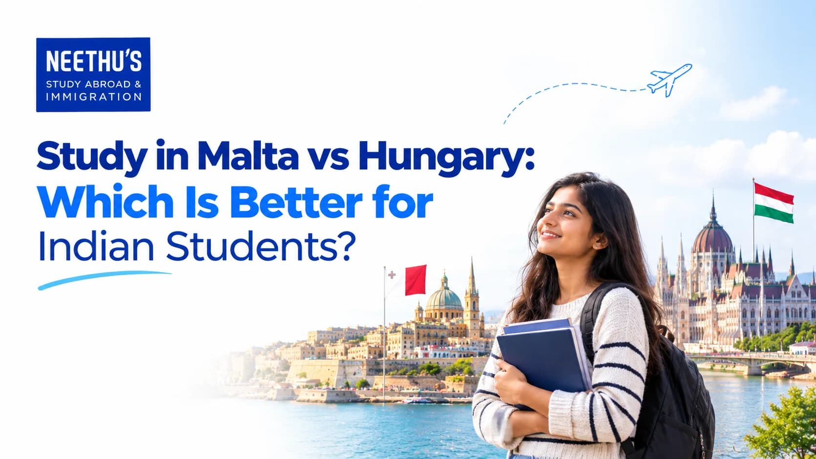 Malta vs Hungary study abroad comparison for Indian students
