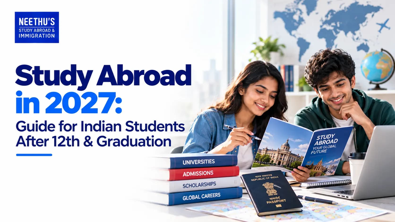 Indian students planning to study abroad in 2027 after Class 12 or graduation with guidance on universities and international education.