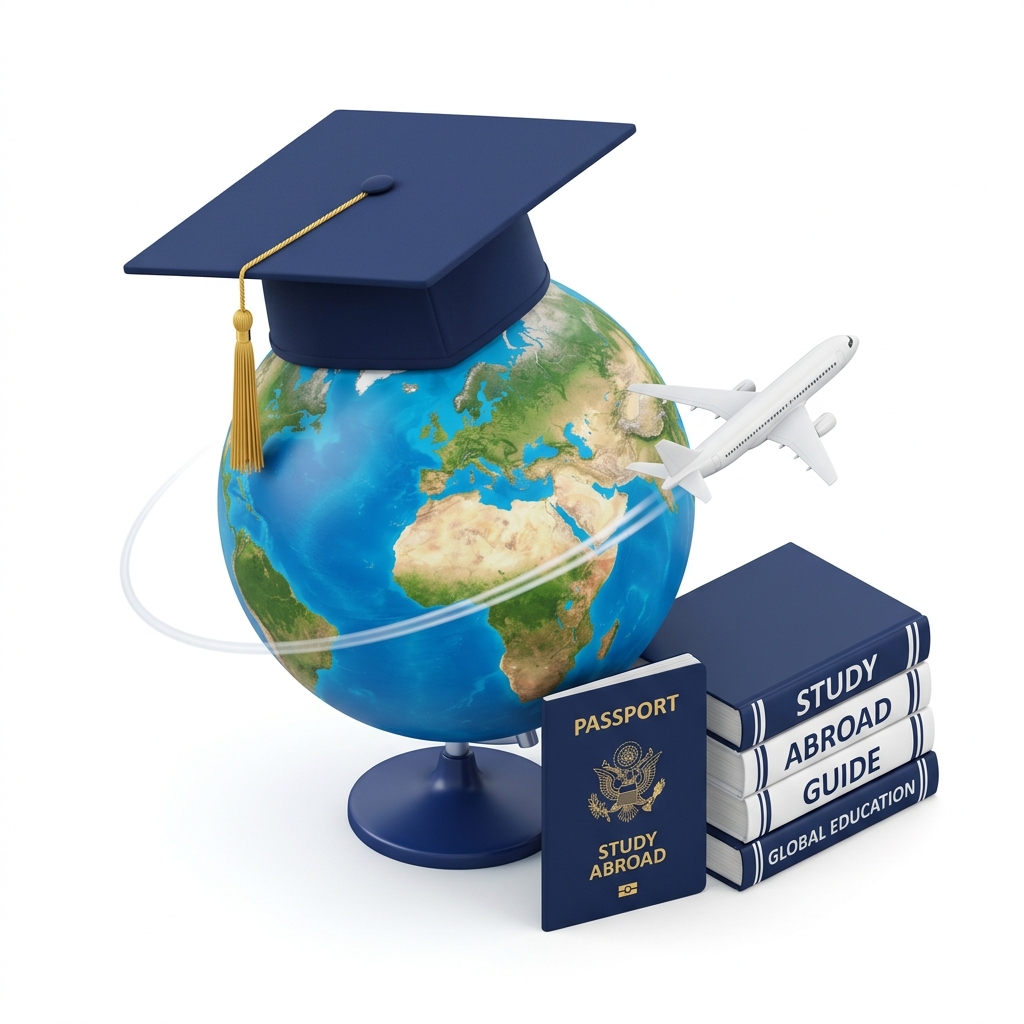 Study Abroad, MBBS & Nursing Consultants in Kottayam - Neethu's 3D Globe Artwork